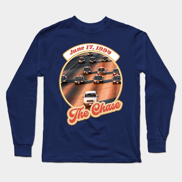 Retro The Chase OJ 1994 Infamy Design Long Sleeve T-Shirt by darklordpug